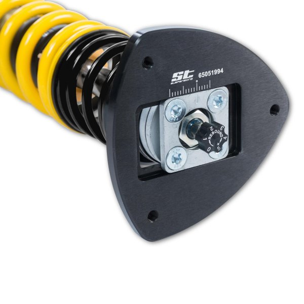 Preview: ST Gewindefahrwerk ST XTA Stahl verzinkt (härteverstellbar mit Stützlager)